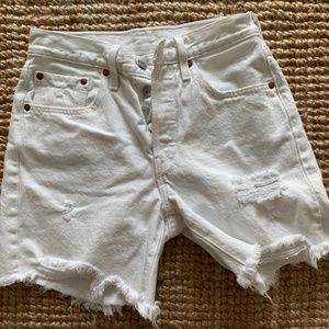 Levi's Distressed 501 Shorts